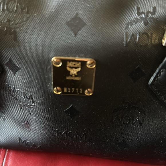 🔥Pre-loved MCM Visetos Nylon Boston Bag - Picture 5 of 6